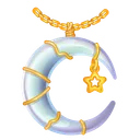 Moon Pendant Precious Pearl