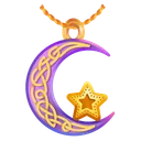 Moon Pendant Royal Purple