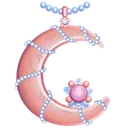 Moon Pendant Sea Jewel