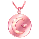 Moon Pendant Sunset Rose