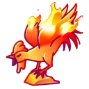 Rare Bird Fire Rooster