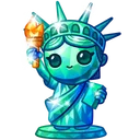 Liberty Figure Aquamarine