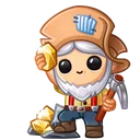 Liberty Figure Gold Rush