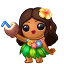 Liberty Figure Hula Girl