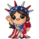 Liberty Figure Miss USA