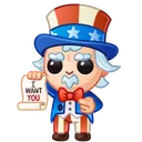 Liberty Figure Uncle Sam