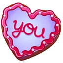 Cookie Heart Affection