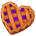 Cookie Heart Blueberry