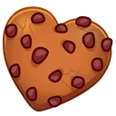 Cookie Heart Choco Chips