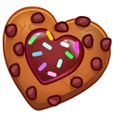 Cookie Heart Choco Fudge