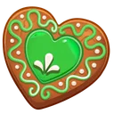 Cookie Heart Druid Snack