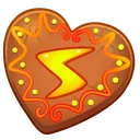 Cookie Heart Energy Bar