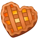 Cookie Heart Lattice Pie