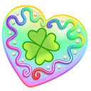 Cookie Heart Lucky Charm