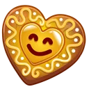 Cookie Heart Medovik