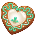 Cookie Heart Mint Cream