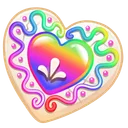 Cookie Heart Rainbow