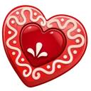 Cookie Heart Rubycake