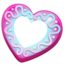 Cookie Heart Shiny Gem