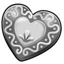 Cookie Heart Silver