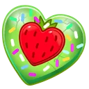 Cookie Heart Strawberry