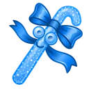Candy Cane Blue Bliss
