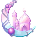 Faith Amulet Ocean Glass