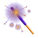 Party Sparkler Amethyst