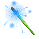 Party Sparkler Azurite