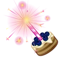 Party Sparkler Blueberry