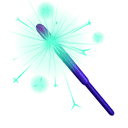 Party Sparkler Cool Hue