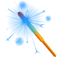 Party Sparkler Hot Handle