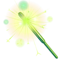 Party Sparkler Patina Chrome