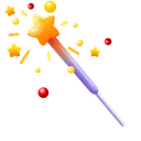 Party Sparkler Star Time
