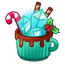 Holiday Drink Crystal Shot