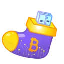 Xmas Stocking Crypto Wallet