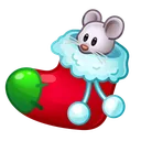 Xmas Stocking Little Mouse