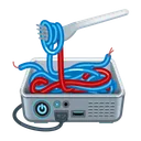 Instant Ramen Cable Mess
