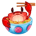Instant Ramen Giant Crab