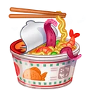 Instant Ramen Octopus