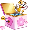 Jack-in-the-Box Maneki Neko