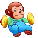 Jolly Chimp Ape Puppet