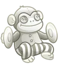 Jolly Chimp Grayscale