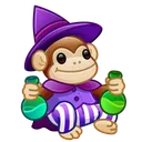 Jolly Chimp Hex Witch