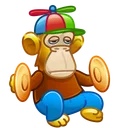 Jolly Chimp Tired Primate