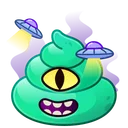 Happy Brownie Alien