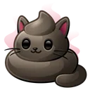 Happy Brownie Cat Scat