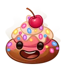 Happy Brownie Cherry Cake