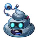 Happy Brownie Toilet Bot