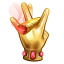Westside Sign Gold Ruby